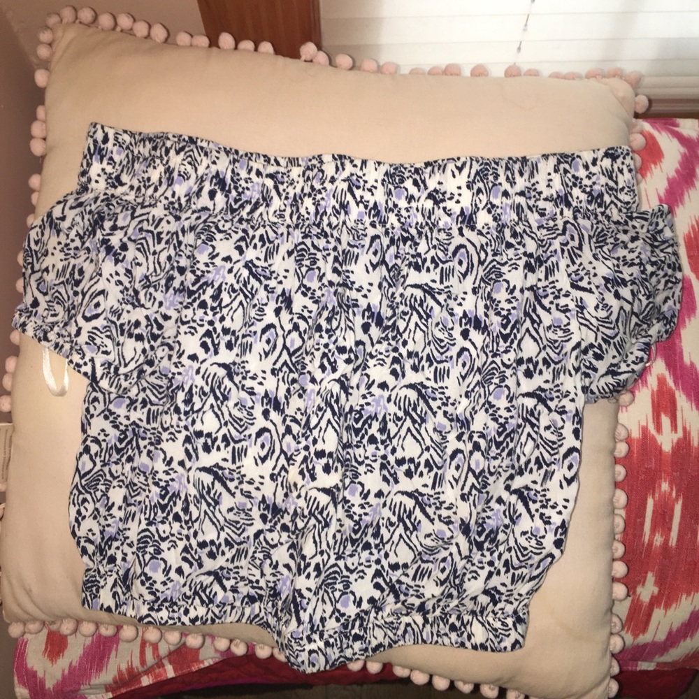 LF off the shoulder crop top
